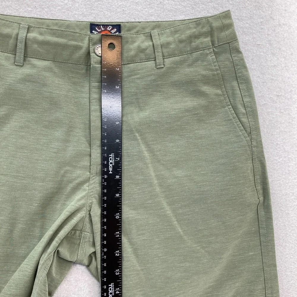 Faherty All Day 1.0 Shorts Mens 30 Green Stretch Drawstring Preppy Casual Travel